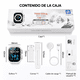 thumbnail image 5 of Smartwatch T800 Ultra Blanco Bluetooth Llamadas Monitor Cardiaco Pantalla 1.99 Carga Inalámbrica, 5 of 5