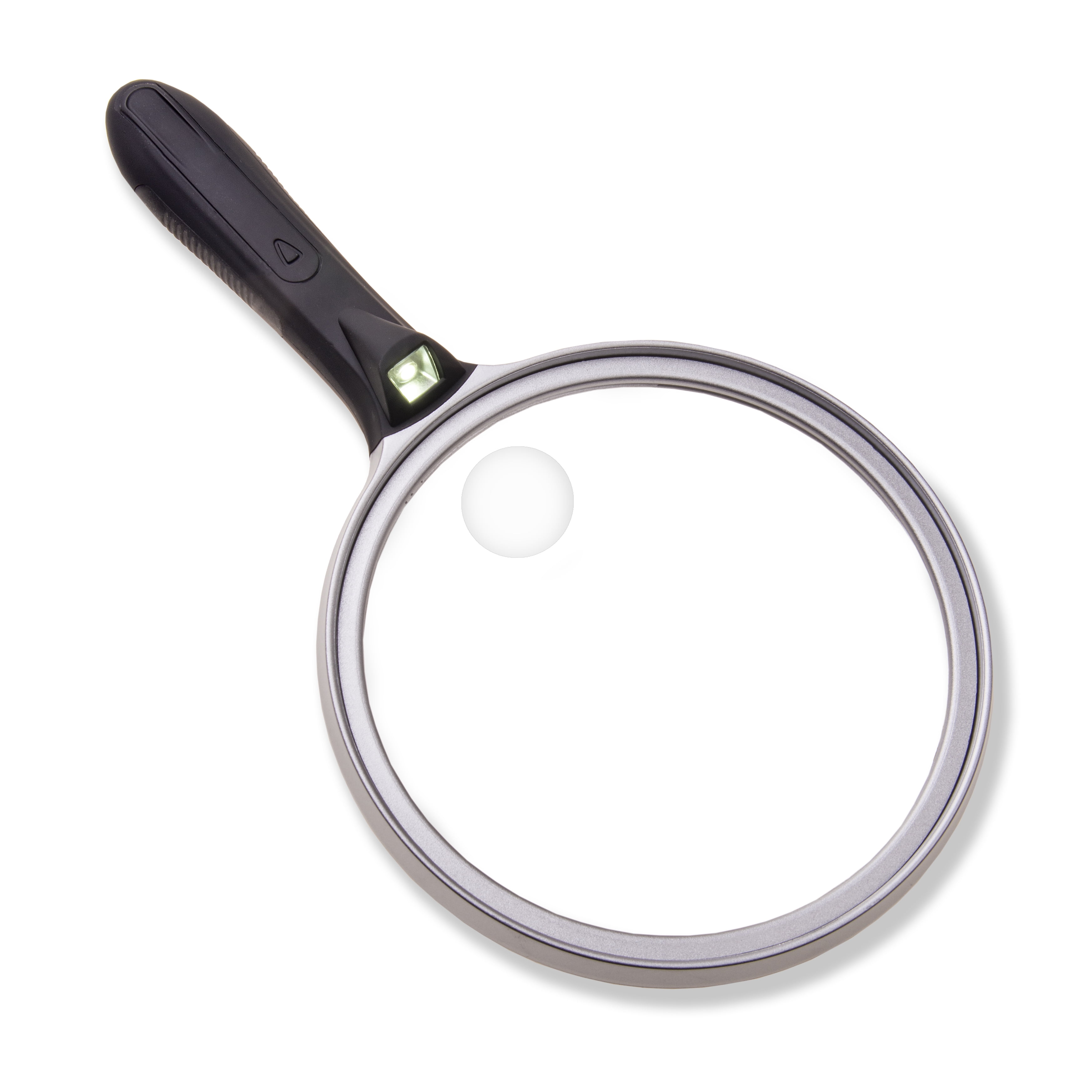 Carson HandHeld LED Lighted 1.5x Oversized Magnifier with 4.5x Spot Lens Great for Reading, Crafts, and Hobbies