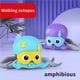 thumbnail image 3 of Juguete De Baño De Pulpo, Pulpo De Baño Anfibio Educativo, Juguete De Pulpo Flotante De Dibujos Animados Con Una Cuerda Para 3 Años + Bebé Minnieouse FN003366-01, 3 of 6