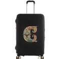 thumbnail image 1 of Housses de Valise Housse de Protection Valise de Voyage Anti-Rayures Housse Anti-Poussière Réutilisable Housse Anti-Poussière Lavable Motif Imprimé Graphique 8lettre Graphique C L, 1 of 6