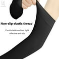 thumbnail image 4 of Gustave UV Sun Protection Cooling Arm Sleeves, 5 Pairs, Nylon+Spandex, Black/Gray/Blue/White/Skin, 4 of 11