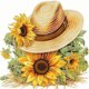 thumbnail image 1 of Con Forma Especial Parcial Sombrero Girasol 40x40cm, 1 of 9