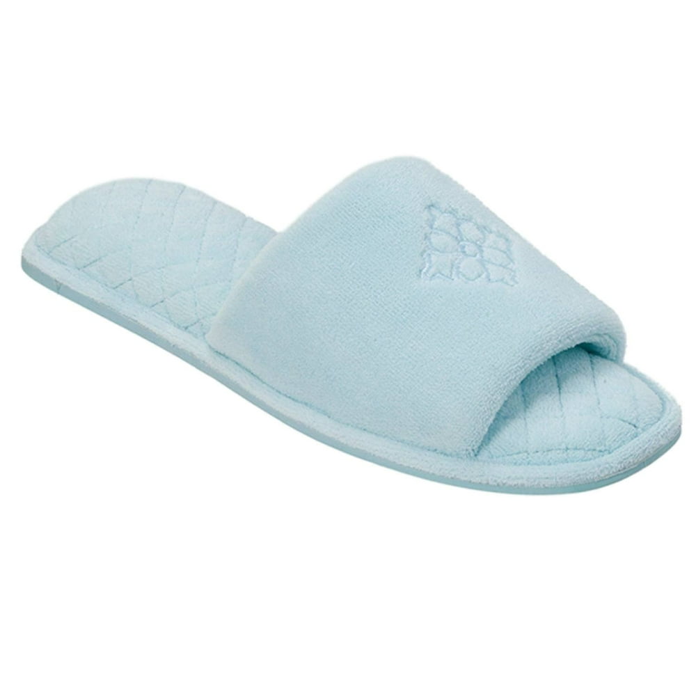 dearfoam satin slippers