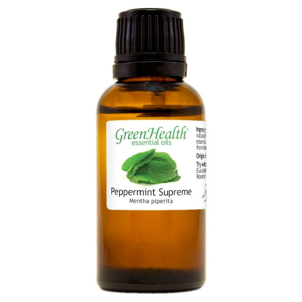 Peppermint (Mentha Piperita) Essential Oil 1 fl oz (30 ml) Glass