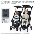 thumbnail image 7 of Beberoad Love R1 Auto-Folding Ultra Lightweight Travel Stroller for Airplane, Small Compact Strollers for Babies and Toddlers Aged 6-36 Mths, Only 11.5 lbs, Can Combine into a Double Stroller, Black, 7 of 7
