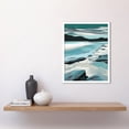 thumbnail image 2 of Luskentyre Beach Isle of Harris Coastal Landscape Art Print Framed Poster Wall Decor 12x16 inch, 2 of 5