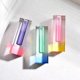 thumbnail image 4 of Jarrón de cristal de color arco iris, jarrones de cristal acrílico, rosa Afortunado Sencillez, 4 of 4