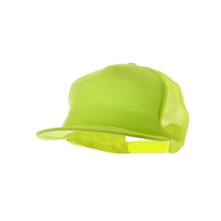 Poly Mesh Cap - 5 Panel Neon Color Poly Mesh Cap - Neon Yellow W36S65F