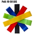 thumbnail image 2 of Skin-Friendly Resistance Fitness Exercise Loop Bands - Included - Ideal for Home,Yoga, Training, 2 of 5