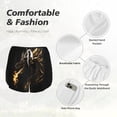 thumbnail image 4 of Daiia Black And Gold Fire Dragon Pattern Women's 2 in 1 Running Shorts - Lightweight Athletic Workout Gym Yoga Shorts Liner with Phone Pockets-Medium, 4 of 7