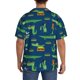 thumbnail image 3 of Fotbe Little Pirate Crocodile Camisa Estampada de Manga Corta para Hombre, Casual de Verano, Estilo Playero, Sin Arrugas-Medium, 3 of 5