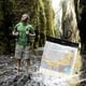 thumbnail image 2 of Outdoor Waterproof Map Bag Plastic Self-sealing Bag Transparent Stationery Bag White (Without Map), 2 of 3