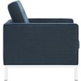thumbnail image 3 of LexMod Fauteuil en Tissu, Azur, 3 of 4