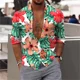 thumbnail image 1 of Camisas de hombre de moda de lujo para ocio, deportes al aire libre, para hombre, rojas, suaves, cómodas, de alta calidad, tela clásica, talla grande, 1 of 6