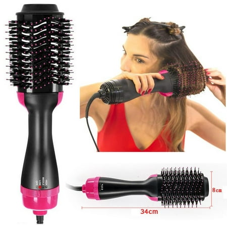 Pro Collection Salon 2 In 1 One Step Hair Dryer and Volumizer Oval Brush Design for (The Best Hair Volumizer)