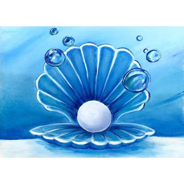 Taladro Diamante Pintura (DF4577) 5D DIY Full Shell Bordado Mosaico Craft Kit (w423) 40x50cm Hugtrwg Para estrenar