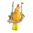 thumbnail image 2 of Estatua de loro colgante, escultura de jardín, creativa, resistente, práctica, figura para exteriores para el jardín del hogar, 2 of 8