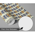 thumbnail image 6 of S4Sassy Peel & Stick Vinyl Wallpaper, Stripe Floral Wall Paper Contact Paper Waterproof- Blue, 25"x240", Removable Asian Style Covering for Home Decor in Bedrooms & Living Areas, Renter Space, 6 of 9