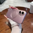 thumbnail image 1 of New Official For Magsafe Magnetic Case for iPhone 16 15 14 13 11 12 Pro Max Plus Soft Silicone Matte Antiskid Lens Protect Cover Pink For iphone11Pro, 1 of 6