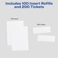 thumbnail image 4 of Avery Name Badge and Ticket Inserts, 6" x 4.25", 100 Inserts (8522), 4 of 7