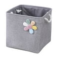 thumbnail image 2 of Panier de Rangement Matériau en Tissu Panier de Rangement Pliable Maison Vêtements Jouets Panier de Rangement Divers, 2 of 6