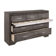 thumbnail image 2 of Bedroom 4pc Set Two-Tune Finish Unique Style Collection Cal-King Size Bed Footboard Storage Hidden Jewelry Drawers, 2 of 7