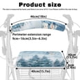 thumbnail image 6 of HELLHERO Snowman Walker Seat Cover Back Rest Covers Easy Install Washable Secure Fit for Seniors Adult, 6 of 7
