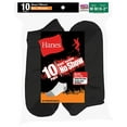 thumbnail image 3 of Hanes Boys Socks, 10 Pack No Show, Sizes S - L, 3 of 4