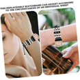 thumbnail image 3 of YVE 2pcs Sangle Femmes Décorer en Acier Inoxydable Diamant-0621, 3 of 5