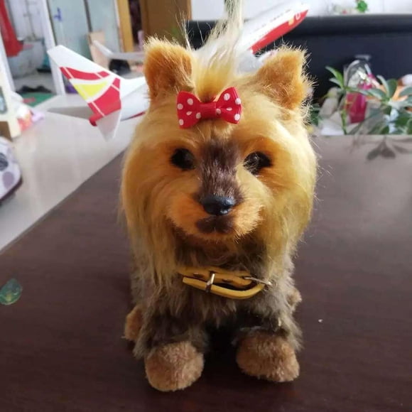 Cute Electronic Pet Dog Control de lámpara Sacudiendo la cabeza Ladrando moviendo de peluche Yotijar