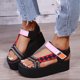 thumbnail image 4 of Nuevos zapatos de verano, zapatos de playa de suela gruesa, sandalias femeninas de estilo étnico Wmkox8yii  nm5495, 4 of 9