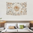 thumbnail image 5 of Bohemian Tapestry Wall Hanging, Neutral Earth Tone Boho Sun Tapestries for Dorm Living Room Bedroom Decor,Boho Wall Art,Sofa Cover,Photo Background,40"x30", 5 of 8