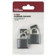 thumbnail image 3 of Hyper Tough Covered Aluminum 30mm Keyed Padlock with .5-in Shackle, 2-Pack, 3 of 8