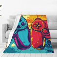 thumbnail image 1 of Balery Gaming Manta de Felpa Suave y Acogedora – Cobija de Franela Aterciopelada para Cama, Lavable y Cálida para Sofá, Mascotas, Transpirable-50"x40", 1 of 7