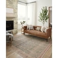 thumbnail image 2 of Angela Rose x Loloi Aubrey Aqua / Sand 18" x 18" Sample Rug, 2 of 11