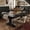 Black, variant on 71-Inch Dining Table with 2 Drawers,Rectangular Dining Table for 6-8 with Double Pedestal & Sturdy Frame, Industrial Wooden Kitchen Table with Large Tabletop, for Dinner, Rustic Black