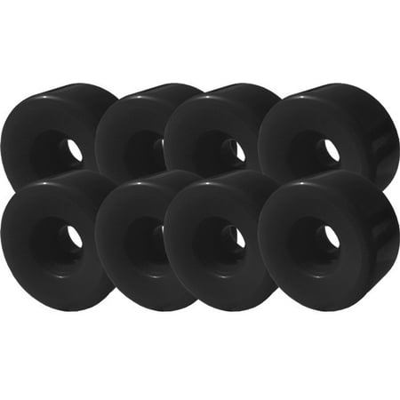 57mm x 32mm 101a BLACK Roller Skate Quad Wheels SET (Best Quad Skate Wheels)