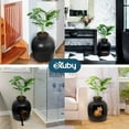 thumbnail image 2 of eXuby Hidden Litter Box for Cats - The Only Black Planter Furniture Litter Box on the Market - Easy to Assemble & Clean - Black Charcoal Filter Eliminates Odor - Guests Will Never Know What it is!, 2 of 7