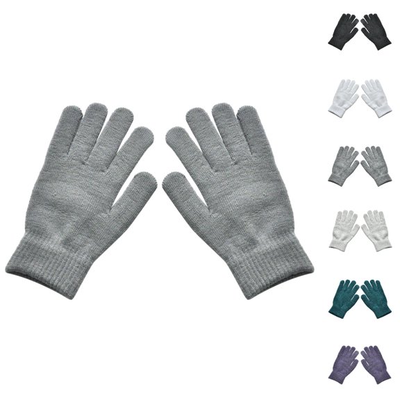 Fgnfyis Winter Gloves for Men Women Lined Warm Woolen Knitted Riding Cold Proof Thickened C