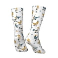 thumbnail image 3 of Goofa Farm Roosters Printed Men's Crew Socks, Soft Durable Breathable Moisture-Wicking with Odor Control Cotton socks, 3 of 9