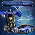 thumbnail image 2 of Deformation Vehicle Collision Impact One-Button Inertial Bugatti Veyron Toy Car Transformers Robot Kid Child Gift Time limited Gong Bohan LED, 2 of 2