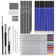 thumbnail image 3 of Kit De Dibujo Para Bocetos, Alta Dureza, Tacto Delicado, Fácil De Colorear, Lápices De Colores De Grafito, Carbón, Portátil, Profesional, Paquete De 41 Para Adolescentes, 3 of 8