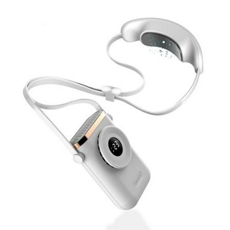

Mini Portable Neck Fan Office Air Cooling USB Rechargeable 3 Speeds Adjustable