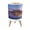 Color 1, variant on Small Trash Can with Lid Sunrise By Lake 1.8 Gallon Dog Proof Trash Can Round Garbage Can Waste Bin Wastebasket for Bathroom Bedroom Living Room