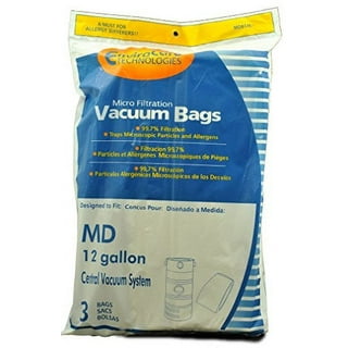Central Vac Paper Bag Filter  Purchase 6-Pack CVB-01-6000 Central Vac  Disposable Paper Bag Filters - CentralVac