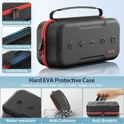 Carrying Case Compatible with Nintendo Switch/OLED, Portable Travel Nintendo Switch 2 Accessories Carrying Case Bag for 20 Games Cards