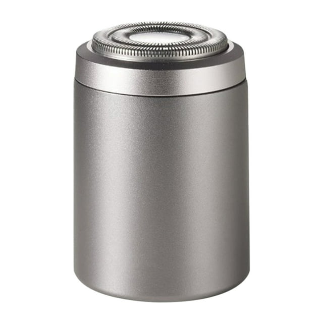 Fiudx Mini Afeitadora Eléctrica, Diseño Compacto y Ligero, Potente Motor de 6500 Rpm, Resistente Al Agua Ipx7, Cuerpo de Aleación de Aluminio, Afeitadora Portátil, Imprescindible para Viajes, Carga T