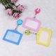 thumbnail image 4 of 8pcs Transverse Style PU Leather ID Badge Holder Pass Pouch Case with Retractable Pull Clip for School Office Company, 4 of 5