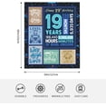 thumbnail image 5 of Gifts for 19 Year Old Boys, 19 Years Old Boy Birthday Gifts, Best Gift for 19 Year Old Boy, Coolest Gifts for 19 Year Old Male/Men, 19th Birthday Decorations Boy Throw Blanket 60" x 50", 5 of 6