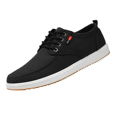 

ZMHEGW Men Shoes Fashion Canvas Shoes High Soled Men Canvas Shoes Sports Casual Shoes for Men